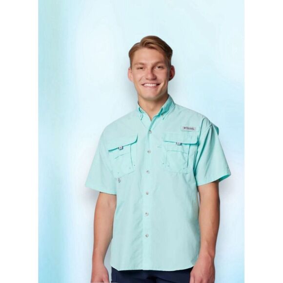 Columbia Other - Columbia Men's PFG Bahama II Short Sleeve Shirt - Omni-Shade, Mint